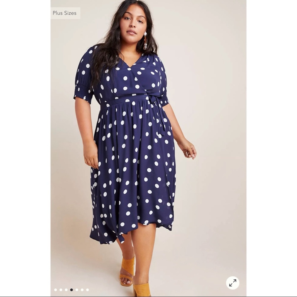 Maeve Polka Dot Wrap Dress